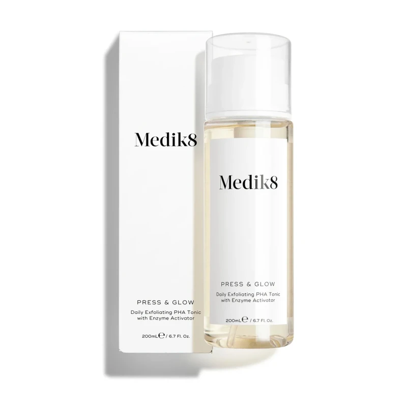 Medik8 Press & Glow | Izgaismojošs PHA toniks ādas mirdzumam 200 ml