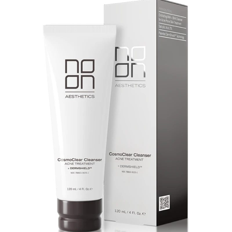 NOON CosmoClear Cleanser | AHA/BHA attīrošs gels aknei pakļautai ādai 120 ml