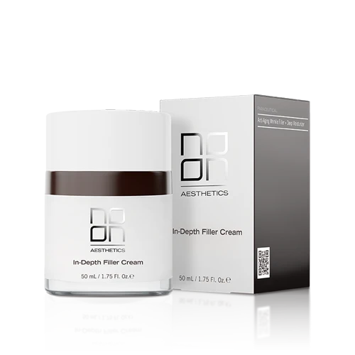 NOON Aesthetics In-Depth Filler Cream | Pretgrumbu krēms, dziļi mitrinošs ar antioksidantu iedarbību 50 ml