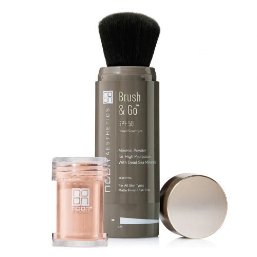 Noon Aesthetics Brush & Go SPF 50 | Minerālais Pūderis 2 × 5 ml