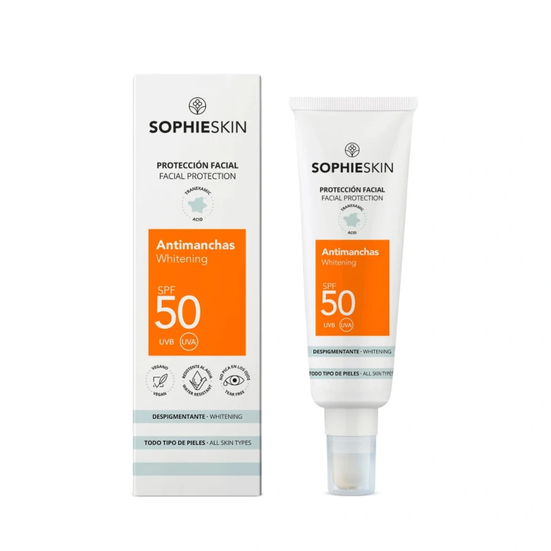 Sophie Skin Anti-Blemish SPF50 | Осветляющий солнцезащитный крем для лица SPF50 50 мл Sophie Skin Anti-Blemish SPF50 | Осветляющий солнцезащитный крем для лица SPF50 50 мл