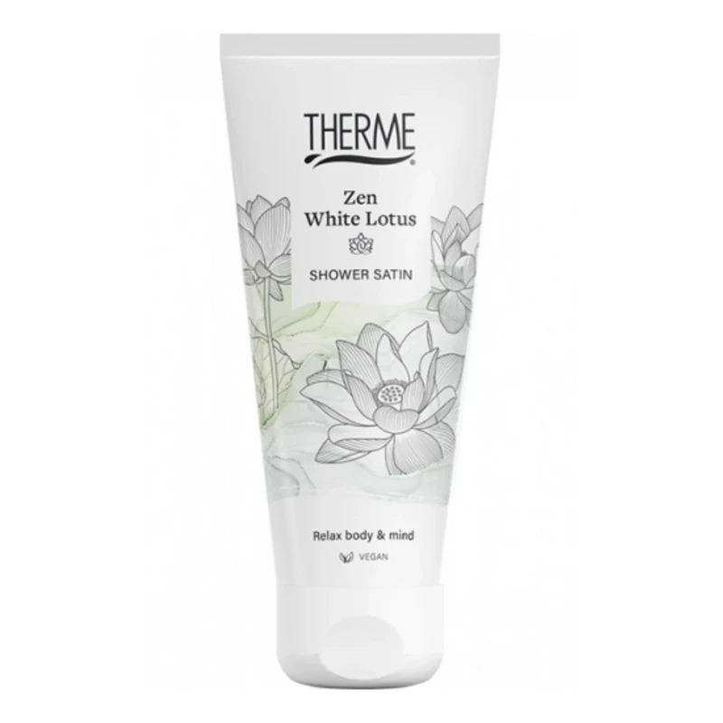 Therme Zen White Lotus Shower Satin | Гель-желе для душа 200 мл