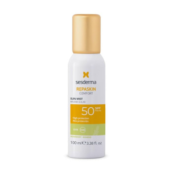 Sesderma Repaskin Comfort Sun Mist Rosemary SPF50 | Aizsargājošs Aerosols No Saules Ar Rozmarīna Aromātu Un SPF50 100 ml