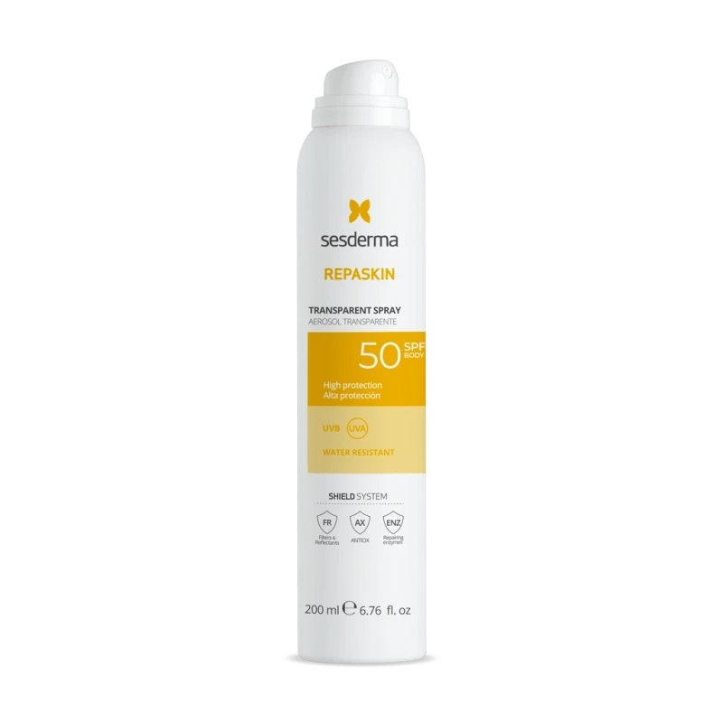Sesderma Repaskin Transparent Spray SPF50 | Спрей Солнцезащитный Крем Для Тела SPF50 200 мл Sesderma Repaskin Transparent Spray SPF50 | Спрей Солнцезащитный Крем Для Тела SPF50 200 мл