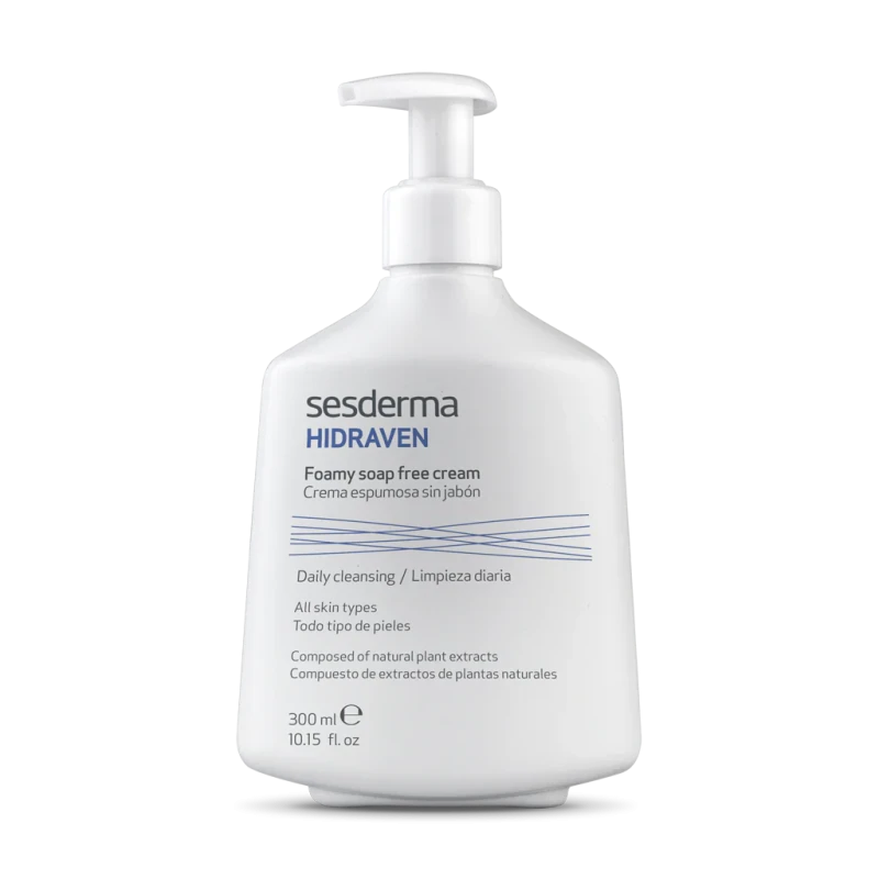 Sesderma Hidraven Soap-Free Foamy Cream 300 ml Hidraven Foamy Cream 300 ml — ziepj-brīvas attīrošās putas