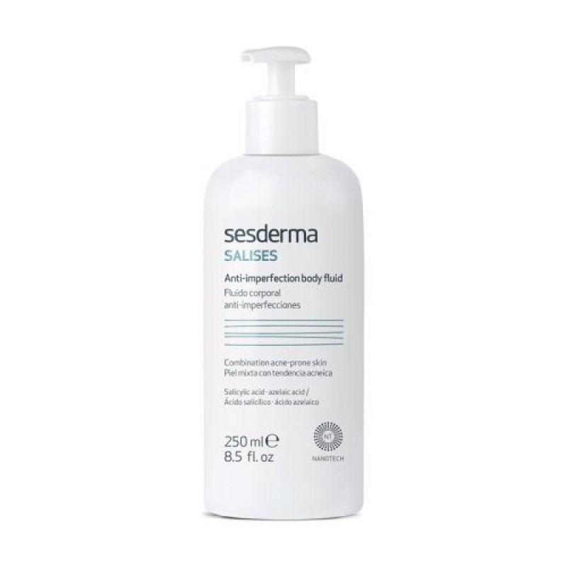 Sesderma Salises Anti-Imperfection Body Fluid | Ķermeņa Fluīds Problemātiskai Ādai 250 ml Sesderma Salises Anti-Imperfection Body Fluid | Ķermeņa Fluīds Problemātiskai Ādai 250 ml
