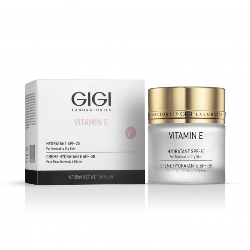 GIGI Vitamin E Moisturizer For Dry Skin SPF20 | Увлажняющий крем для сухой кожи 50 мл GIGI Vitamin E Moisturizer For Dry Skin SPF20 | Увлажняющий крем для сухой кожи 50 мл