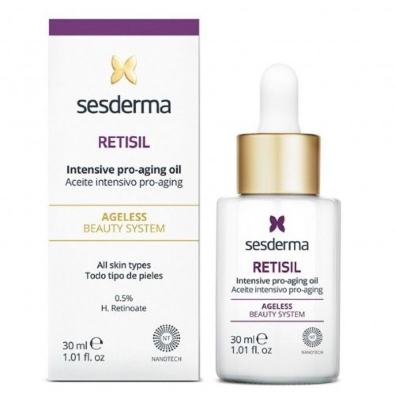 Sesderma Retisil Intensive Pro-Aging Oil | Intensīva Pretnovecošanās Sejas Eļļa 30 ml Sesderma Retisil Intensive Pro-Aging Oil | Intensīva Pretnovecošanās Sejas Eļļa 30 ml