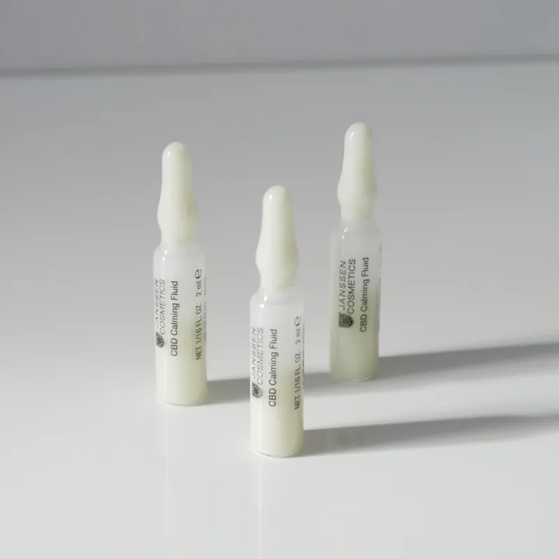 Janssen CBD Calming Fluid | Nomierinošas ampulas jutīgai ādai 7 x 2 ml