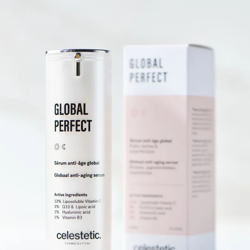 Celestetic Global Perfect | Антивозрастная сыворотка с витамином C и Q10 30 мл