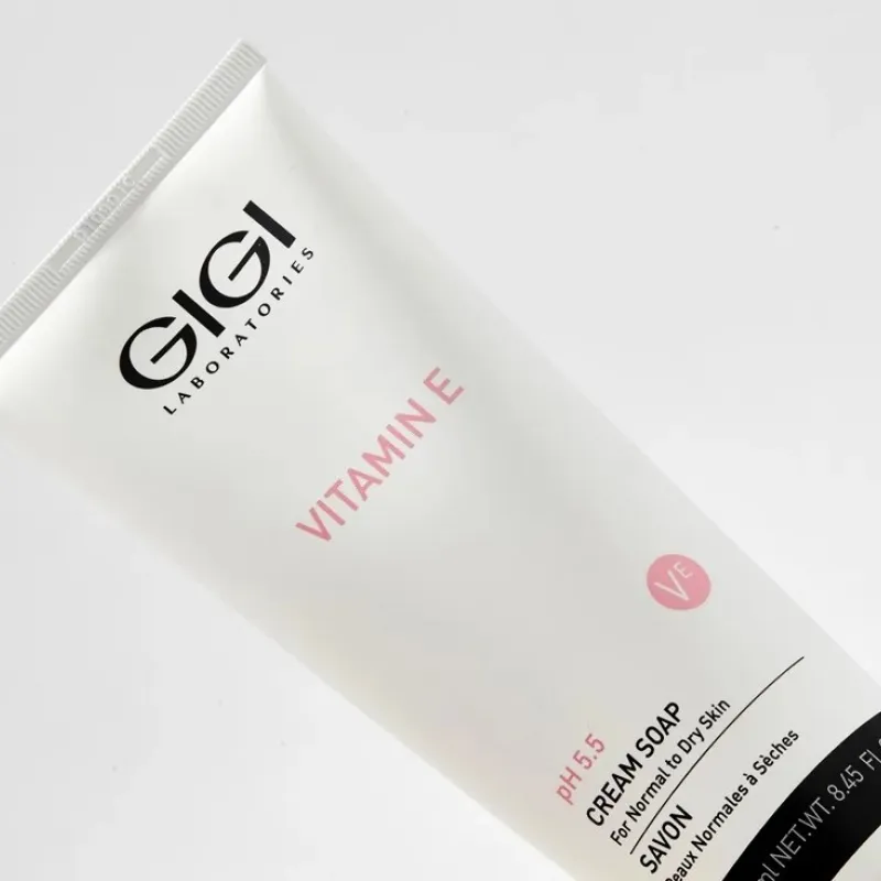 GIGI Vitamin E Cream Soap pH 5.5 | Мягкое очищающее крем-мыло 250 мл
