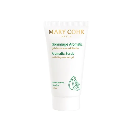 Mary Cohr Aromatic Scrub | Divkāršas iedarbības eksfoliējošs sejas skrubis ar ēteriskajām eļļām 50 ml