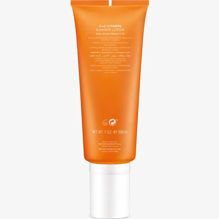 Natura Bissé C+C Vitamin Summer Lotion | Увлажняющий и успокаивающий лосьон для тела с витаминами C и E 200 мл