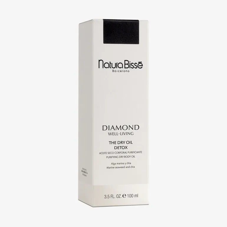 Natura Bissé Diamond Well-Living The Dry Oil – Detox | Attīroša un līdzsvarojoša sausā ķermeņa eļļa ar jūras aļģēm un čia eļļu 100 ml