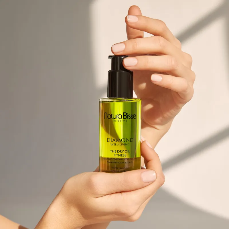 Natura Bissé Diamond Well-Living The Dry Oil – Fitness | Atsvaidzinoša sausā ķermeņa eļļa ar piparmētru un eikaliptu 100 ml