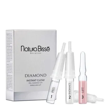 Natura Bissé Diamond Instant Glow | Trīs soļu ekspresliftinga ampulu procedūra 3 × 1.5 ml