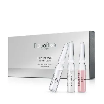 Natura Bissé Diamond Instant Glow | Trīs soļu ekspresliftinga ampulu komplekts 12 × 1.5 ml