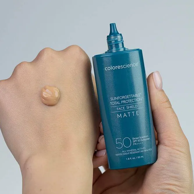 Colorescience Face Shield Matte SPF50 | Матирующий минеральный солнцезащитный крем для лица 55 мл