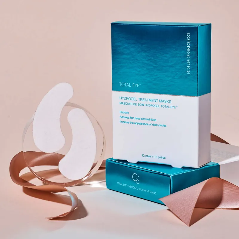 Colorescience Total Eye® Hydrogel Treatment Masks | Hidrogela maskas acu zonai 12 pāri
