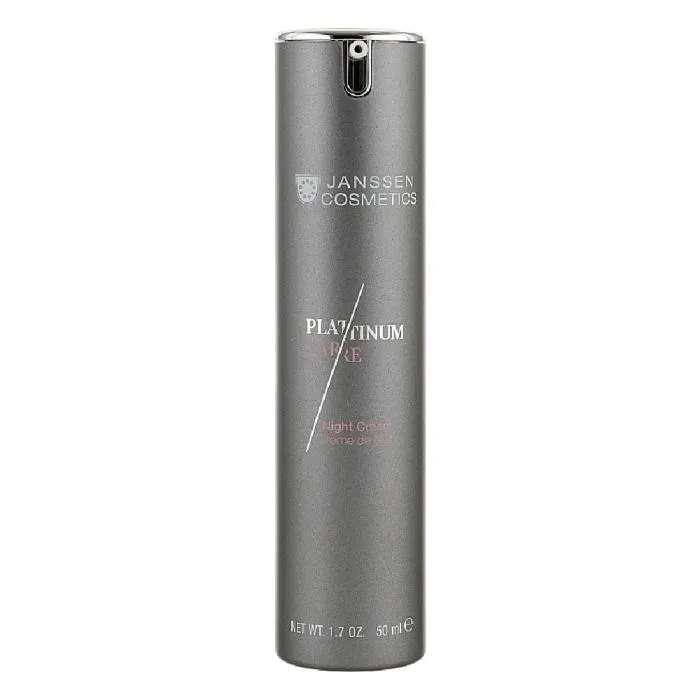 Janssen Cosmetics Platinum Care Night Cream | Premium Anti-age Nakts Krēms, 50 ml