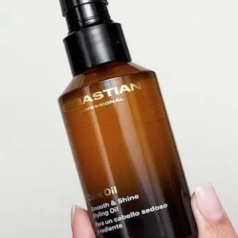 Sebastian Professional Dark Oil Smooth and Shine Styling Oil | Vieglā matu eļļa nogludināšanai un mirdzumam 100 ml