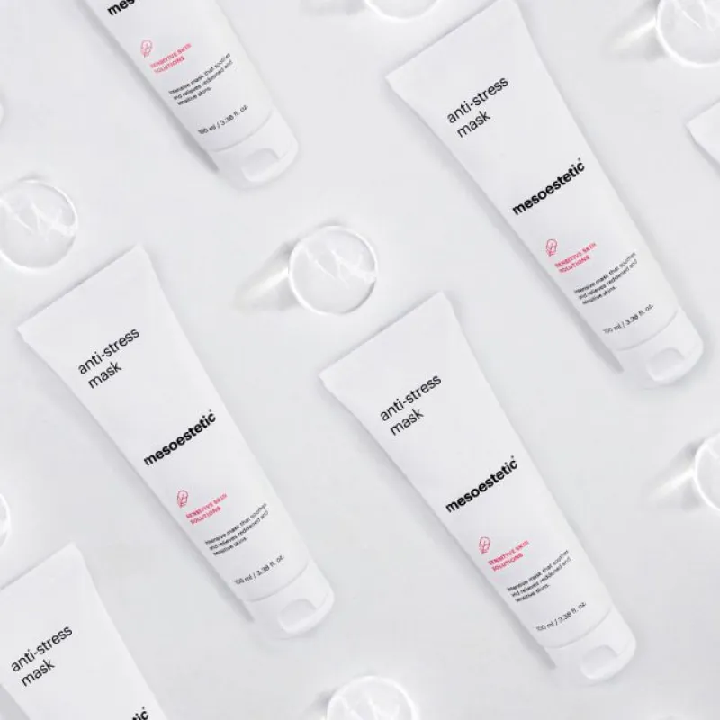 Mesoestetic anti-stress mask | Интенсивно успокаивающая маска для лица для чувствительной и воспалённой кожи 100 мл