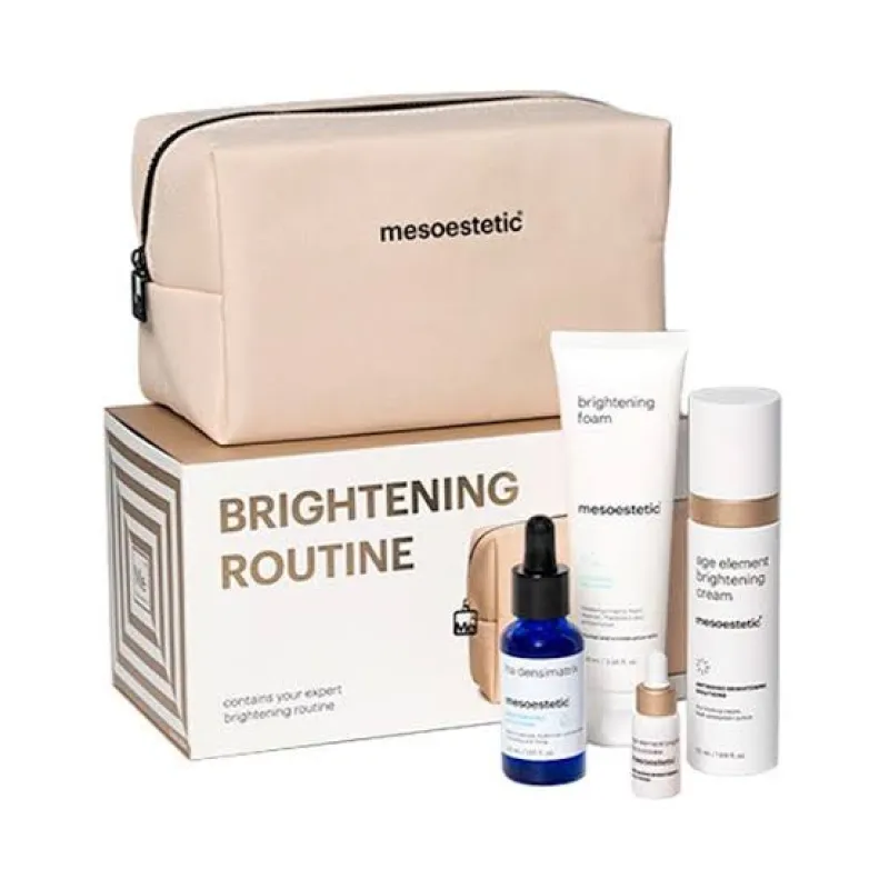 Mesoestetic age element® glowing routine | Подарочный набор для сияния кожи и ровного тона