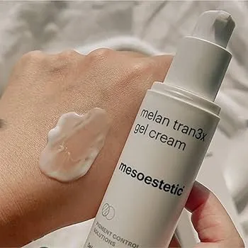 Mesoestetic melan tran3x gel cream | Pretpigmentācijas krēms-gēls ar traneksāmskābi 50 ml