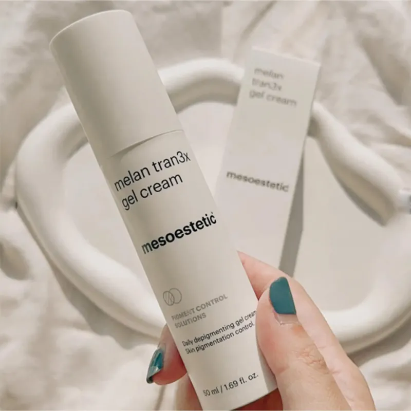 Mesoestetic melan tran3x gel cream | Pretpigmentācijas krēms-gēls ar traneksāmskābi 50 ml