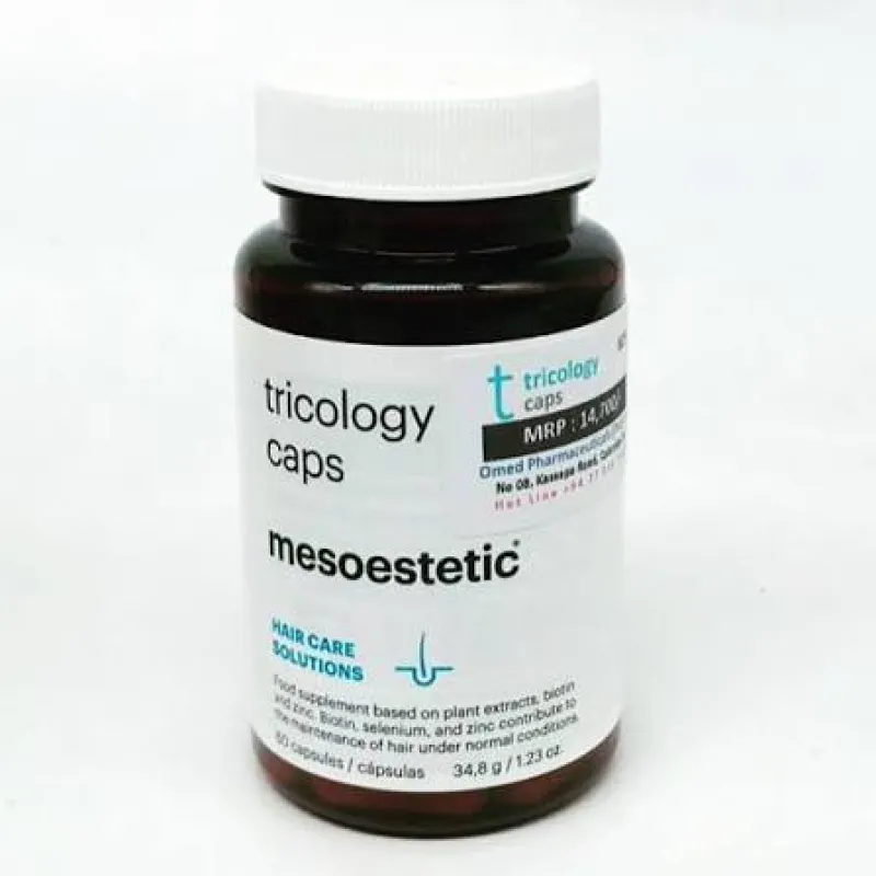 Mesoestetic tricology caps | Капсулы для снижения выпадения волос 60 капсул
