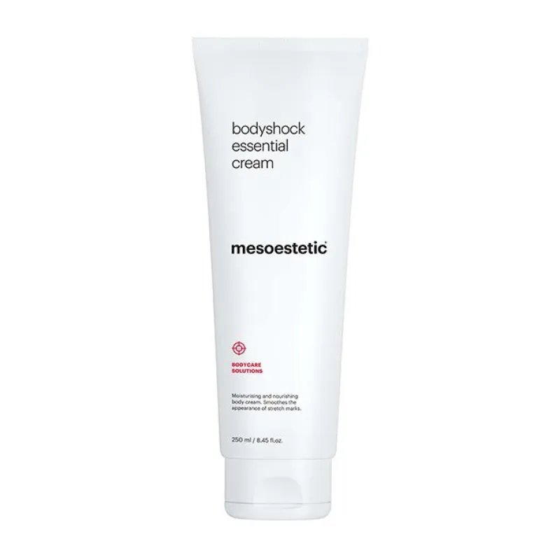 Mesoestetic bodyshock® essential cream | Mitrinošs un barojošs ķermeņa krēms striju mazināšanai 250 ml
