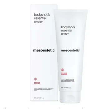 Mesoestetic bodyshock® essential cream | Mitrinošs un barojošs ķermeņa krēms striju mazināšanai 250 ml
