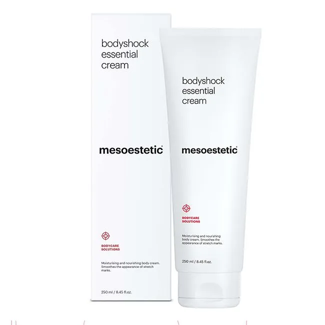 Mesoestetic bodyshock® essential cream | Увлажняющий и питательный крем для тела против растяжек 250 мл
