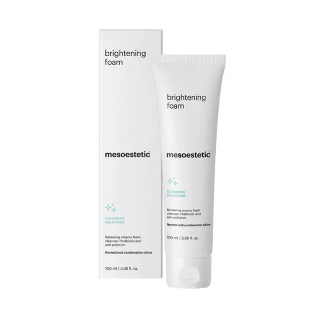 Mesoestetic Brightening Foam | Кремообразная очищающая пенка для лица 100 мл