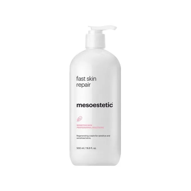 Mesoestetic Fast Skin Repair | Profesionāls reģenerējošs krēms jutīgai un kairinātai ādai 500 ml