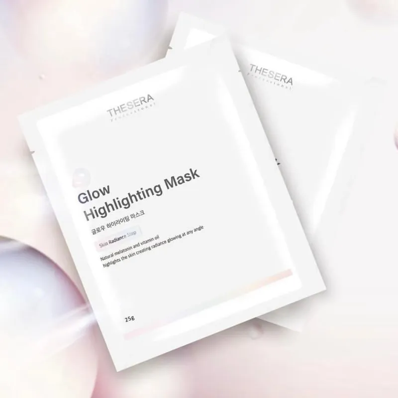 THESERA Glow Highlighting Mask | Mirdzumu Piešķiroša Sejas Maska 10 x 25 g