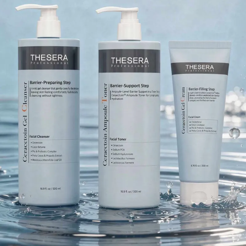 THESERA Ceraectoin Ampoule Toner | Увлажняющий ампульный тоник для укрепления кожного барьера 500 мл