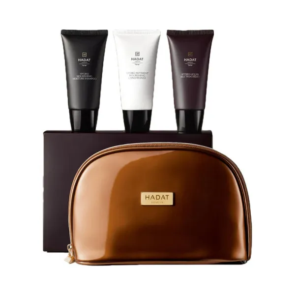 HADAT Hydro Silk Hair Set | Mitrinošs un Atjaunojošs Matu Kopšanas Komplekts