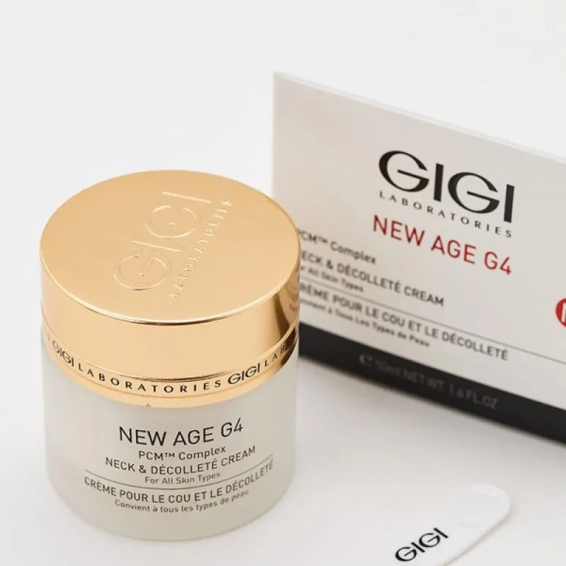 GIGI New Age G4 Neck & Decollete Cream | Крем для шеи и декольте против старения 50 мл