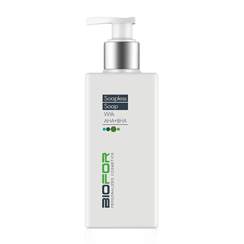 Biofor Soapless Soap | Bezziepju ādas attīrīšanas līdzeklis ar AHA/BHA 250 ml
