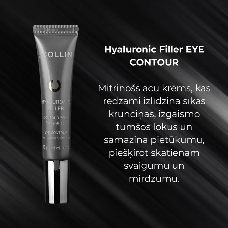 G.M. COLLIN Hyaluronic Filler Eye Cream | Acu Krēms ar Hialuronskābi 15 g