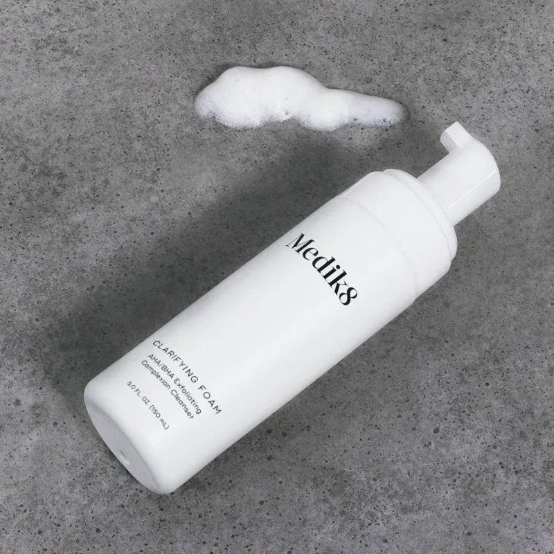 Medik8 Clarifying Foam | Attīrošas AHA/BHA putas problemātiskai ādai 150 ml