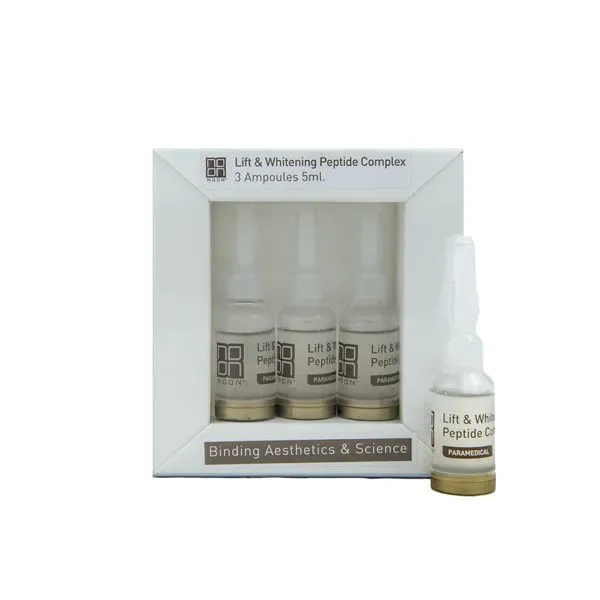 NOON Aesthetics Lift & Whitening Peptide Complex | Liftinga un pigmentāciju mazinošs peptīdu serums 3 × 5 ml