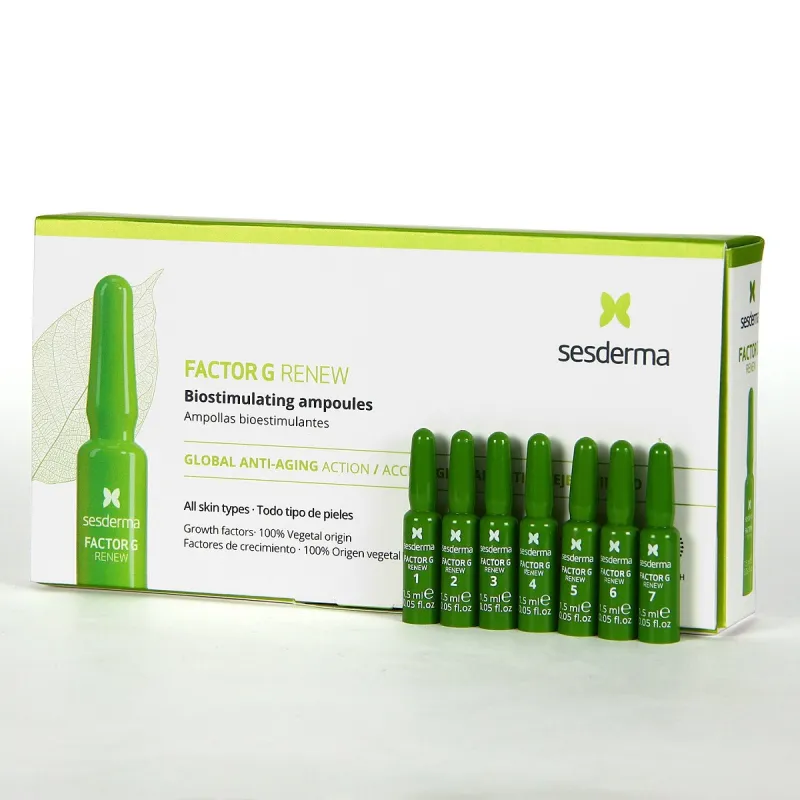 Sesderma Factor G Biostimulating Ampoules | Intensīvi Atjaunojošas Ampulas 7x1,5 ml
