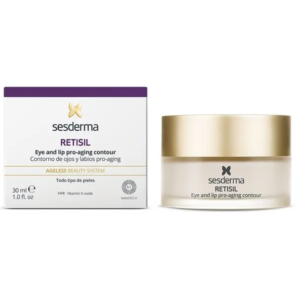 Sesderma Retisil Eye and Lip Pro-Aging Contour | Pretnovecošanās Acu un Lūpu Kontūras Krēms 30 ml