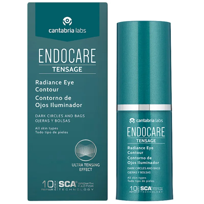 Endocare Tensage Radiance Eye Contour Cream 15 ml | Acu krēms Grumbu Korekcijai