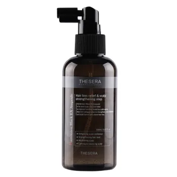 THESERA Rootension Black EX Ampoule | Ampula Pret Matu Izkrišanu un Matu Sakņu Stiprināšanai 150 ml