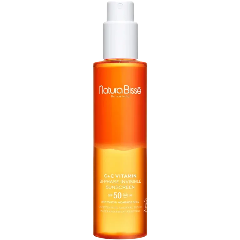Natura Bissé C+C Vitamin SPF 50 Bi-Phase Invisible Sunscreen | Divfāžu saules aizsarglīdzeklis ķermenim SPF 50 ar C vitamīnu 200 ml