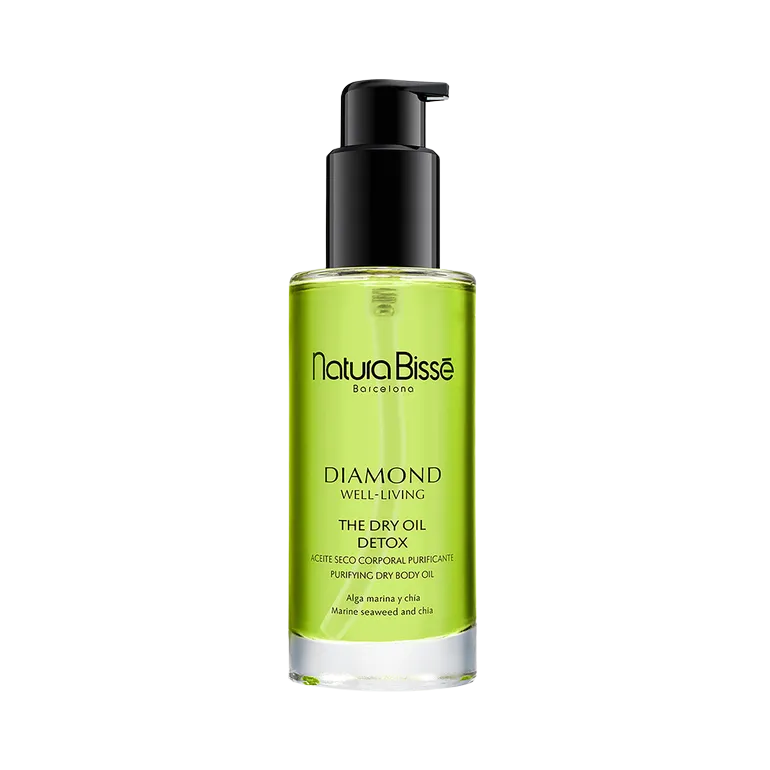 Natura Bissé Diamond Well-Living The Dry Oil – Detox | Attīroša un līdzsvarojoša sausā ķermeņa eļļa ar jūras aļģēm un čia eļļu 100 ml