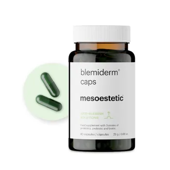 Mesoestetic blemiderm® caps | Uztura bagātinātājs aknei pakļautai ādai 60 kapsulas